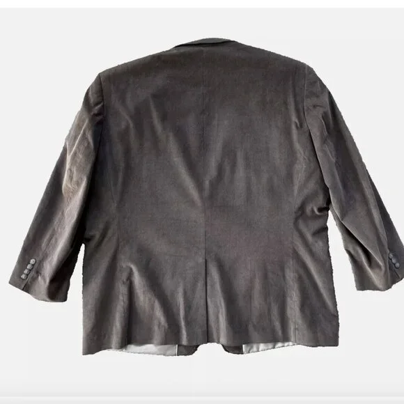 Calvin Klein Brown Corduroy Two Button Blazer Sport Coat - 54R - Picture 2 of 15